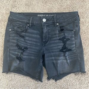 American Eagle Denim Midi Shorts